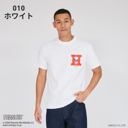 HANES×PEANUTS ヘインズ ピーナッツ ビーフィー Tシャツ コラボ ワンポイントH (HM1-D003)