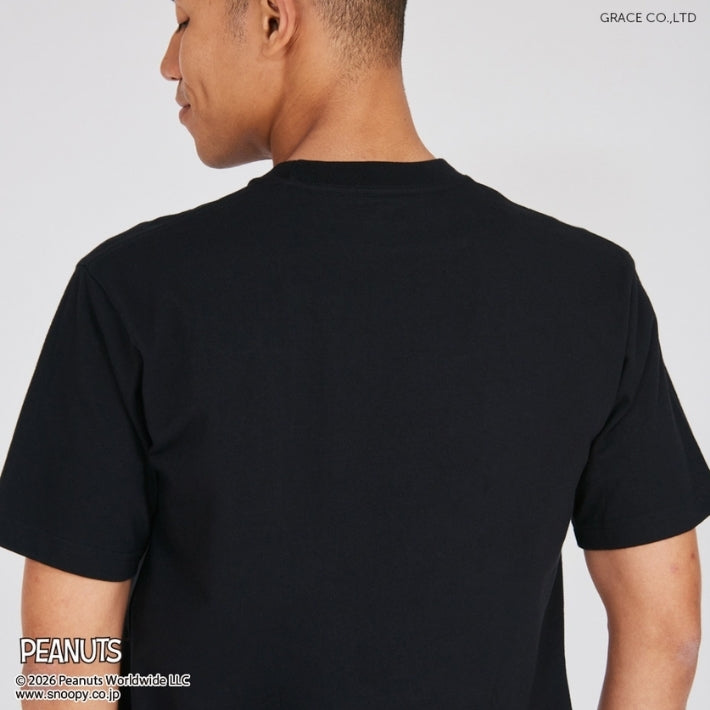 HANES×PEANUTS ヘインズ ピーナッツ ビーフィー Tシャツ コラボ ワンポイントH (HM1-D003)