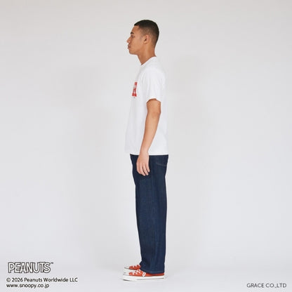 HANES×PEANUTS ヘインズ ピーナッツ ビーフィー Tシャツ コラボ ワンポイントH (HM1-D003)