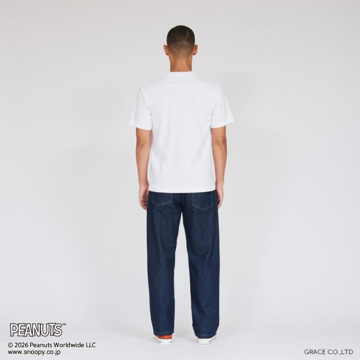 HANES×PEANUTS ヘインズ ピーナッツ ビーフィー Tシャツ コラボ ワンポイントH (HM1-D003)