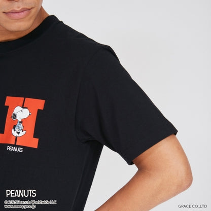 HANES×PEANUTS ヘインズ ピーナッツ ビーフィー Tシャツ コラボ ワンポイントH (HM1-D003)