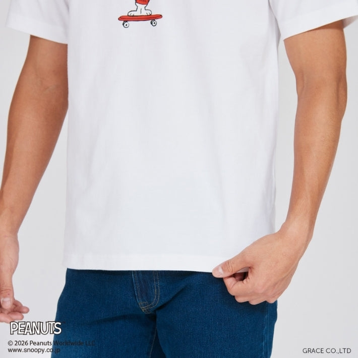 HANES×PEANUTS ヘインズ ピーナッツ ビーフィー Tシャツ コラボ スケボー (HM1-D002)