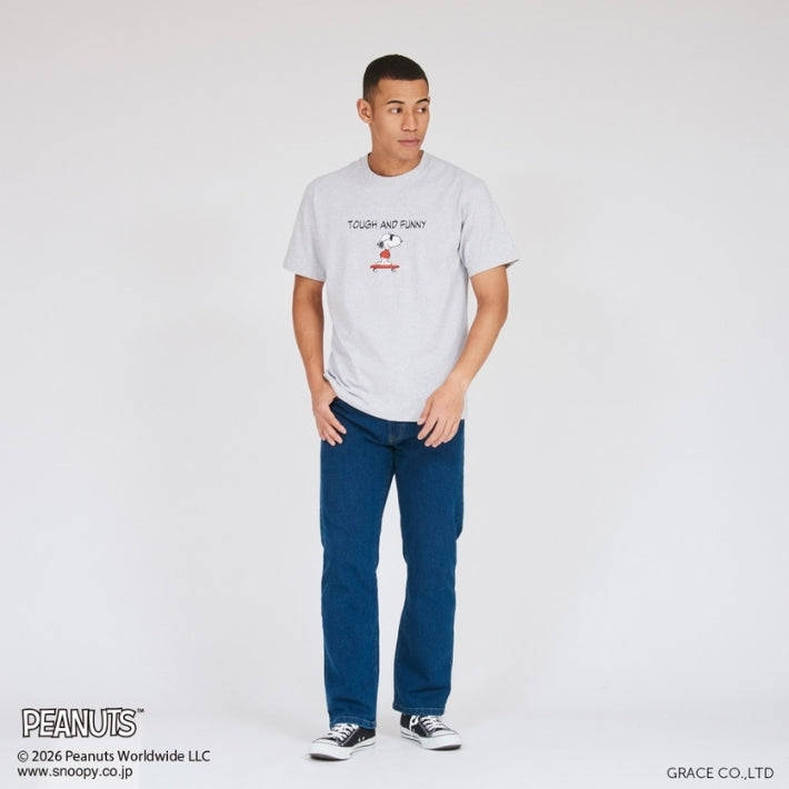 HANES×PEANUTS ヘインズ ピーナッツ ビーフィー Tシャツ コラボ スケボー (HM1-D002)