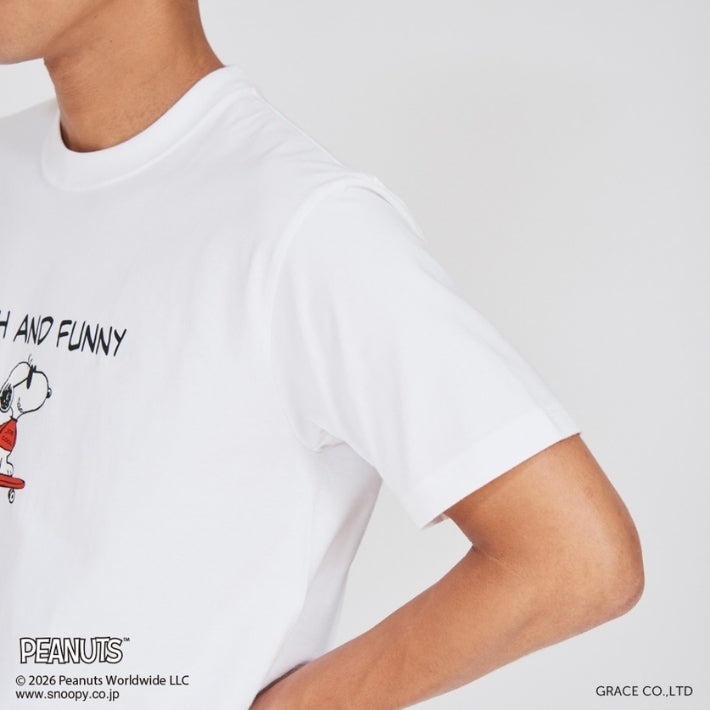 HANES×PEANUTS ヘインズ ピーナッツ ビーフィー Tシャツ コラボ スケボー (HM1-D002)