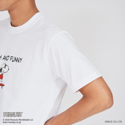 HANES×PEANUTS ヘインズ ピーナッツ ビーフィー Tシャツ コラボ スケボー (HM1-D002)