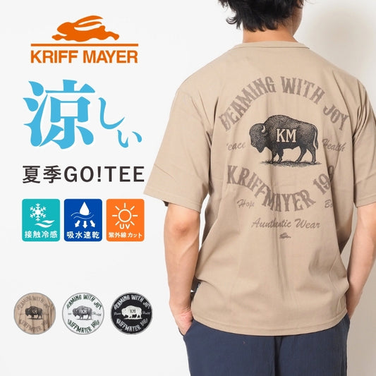 KRIFF MAYER クリフメイヤー Tシャツ 半袖 夏季GO!T バッファロー (2555102)