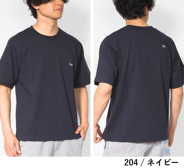 Lee リー Tシャツ 半袖 ワンポイント 刺繍 マルチロゴ (LT3204)