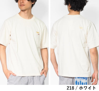 Lee リー Tシャツ 半袖 ワンポイント 刺繍 マルチロゴ (LT3204)