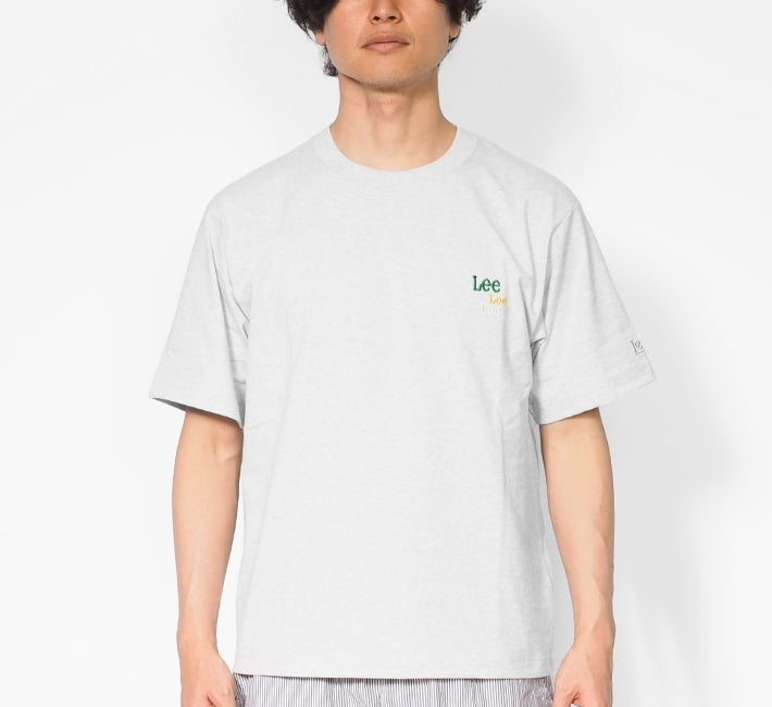 Lee リー Tシャツ 半袖 ワンポイント 刺繍 マルチロゴ (LT3204)