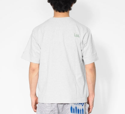 Lee リー Tシャツ 半袖 ワンポイント 刺繍 マルチロゴ (LT3204)
