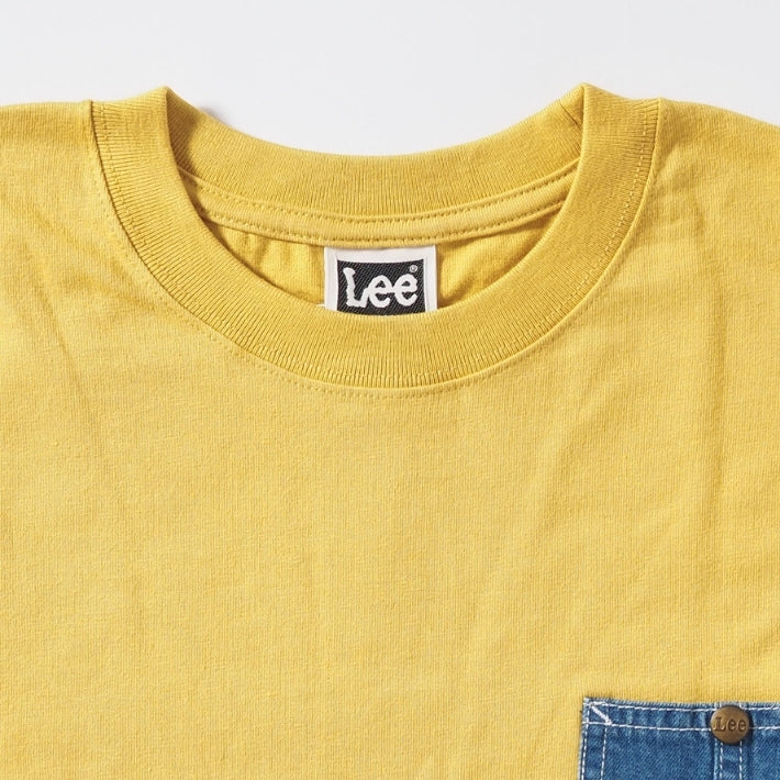 Lee リー Tシャツ 半袖 デニムポケット ロゴ (LT3188)