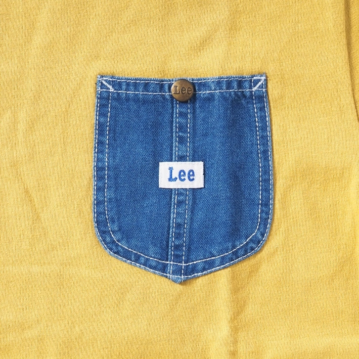 Lee リー Tシャツ 半袖 デニムポケット ロゴ (LT3188)