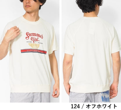 Lee リー Tシャツ 半袖 スウェット 裏毛 薄手 ロゴ プリント (LT3240)