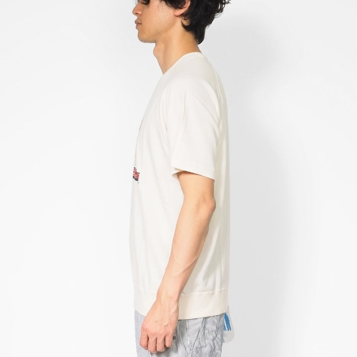 Lee リー Tシャツ 半袖 スウェット 裏毛 薄手 ロゴ プリント (LT3240)