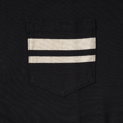 MOMOTARO JEANS 桃太郎ジーンズ Tシャツ 半袖 ポケット 二本線 日本製 (MXTS1041)
