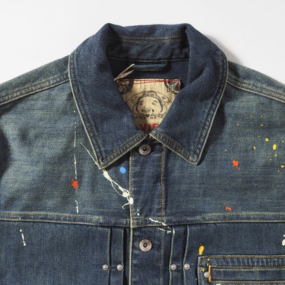 EVISU エヴィス デニムジャケット Gジャン 大黒 スプラッシュ カモメ (2ESHTM6DJ1010)