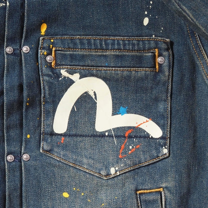 EVISU エヴィス デニムジャケット Gジャン 大黒 スプラッシュ カモメ (2ESHTM6DJ1010)