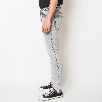 【セール40%OFF】スキニー デニムパンツ ブリーチ ストレッチ Fun Beat (953429)