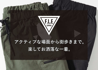 EDWIN エドウィン F.L.E ショートパンツ ストレッチ 軽量 撥水 (ES905)