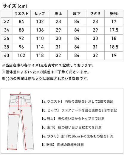 EVISU エヴィス デニムパンツ マルチポケット #2017 テーパード セルビッジ 綿100% (2ESHTM6JE1050)
