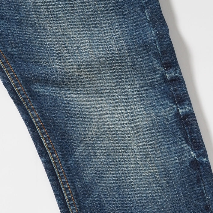 EVISU エヴィス デニムパンツ マルチポケット #2017 テーパード セルビッジ 綿100% (2ESHTM6JE1050)