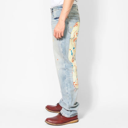 EVISU エヴィス デニムパンツ 大黒 スプラッシュ #2020 レギュラー 綿100% (2ESHTM6JE1052)