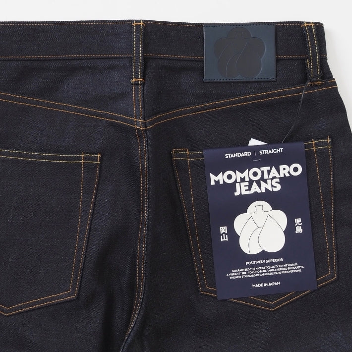 MOMOTARO JEANS 桃太郎ジーンズ #100 スタンダード ストレート 14.7オンス 特濃 リジット 日本製 (MMJZ0100)