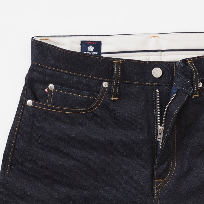 MOMOTARO JEANS 桃太郎ジーンズ #100 スタンダード ストレート 14.7オンス 特濃 リジット 日本製 (MMJZ0100)
