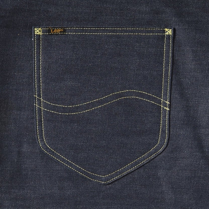 Lee リー トートバッグ 刺繍 デニム コットンサテン (LA0714)