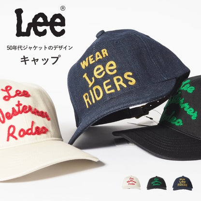 Lee リー キャップ 帽子 ウエスターナー 刺繍 デニム コットンサテン (LA0715)