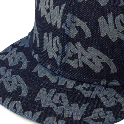 NEW ERA ニューエラ キッズ キャップ 9FIFTY 総柄 マルチロゴ (14746980)