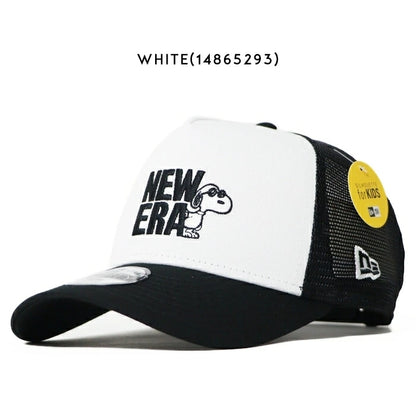 NEW ERA ニューエラ キッズ ピーナッツ コラボ メッシュキャップ 9FORTY A-Frame (14865293 14865294)