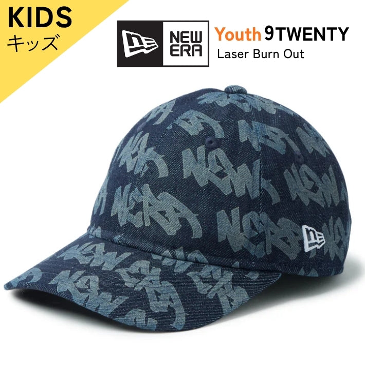NEW ERA ニューエラ キッズ ローキャップ 9TWENTY 総柄 マルチロゴ (14747069)
