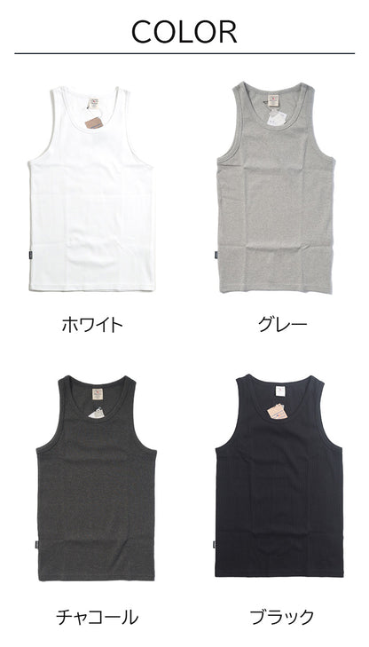 AVIREX アビレックス タンクトップ レギュラー リブ 無地 (783-5937002/783-0937001/6143507)