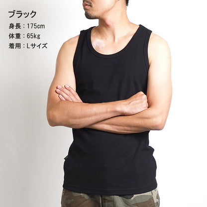 AVIREX アビレックス タンクトップ レギュラー リブ 無地 (783-5937002/783-0937001/6143507)