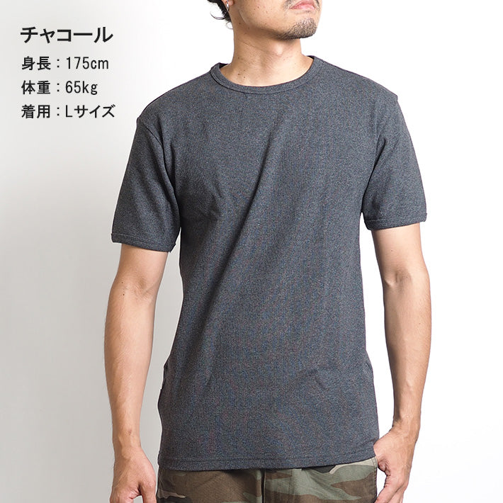 AVIREX アビレックス デイリー Tシャツ 半袖 クルーネック リブ 無地 (783-5934006/783-4934014/6143502)