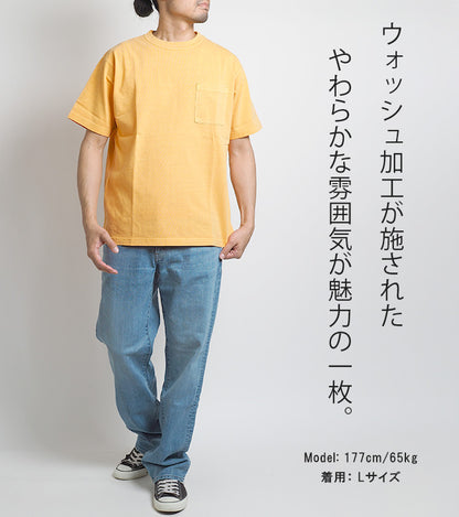 AVIREX アビレックス Tシャツ ポケット デイリー フェイドウォッシュ  (783-3934010)