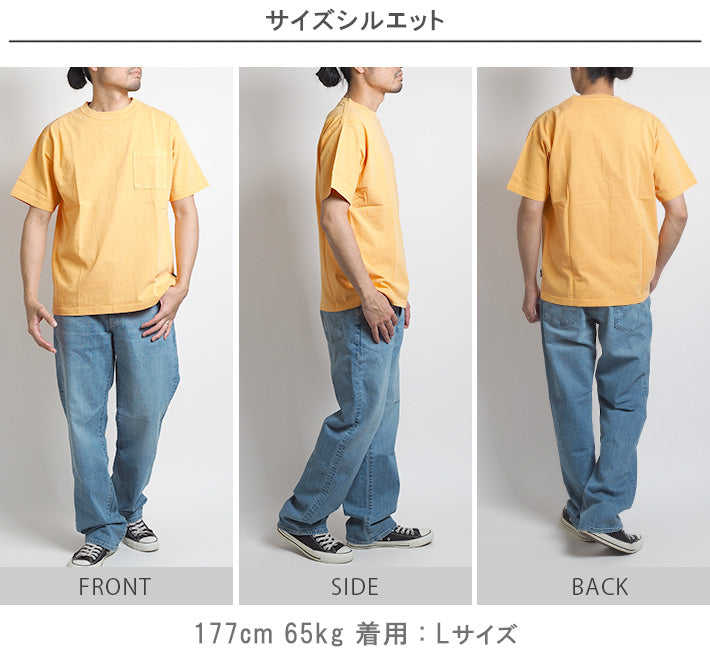AVIREX アビレックス Tシャツ ポケット デイリー フェイドウォッシュ  (783-3934010)
