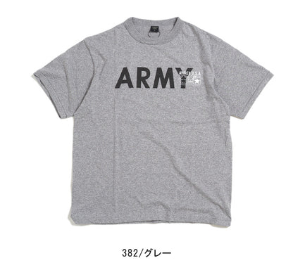 AVIREX アビレックス Tシャツ 半袖 スラブ ARMYプリント (783-3134098) 半袖Tシャツ メンズ カジュアル アメカジ ミリタリー ブランド アヴィレックス