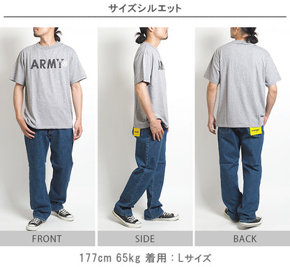 AVIREX アビレックス Tシャツ 半袖 スラブ ARMYプリント (783-3134098) 半袖Tシャツ メンズ カジュアル アメカジ ミリタリー ブランド アヴィレックス