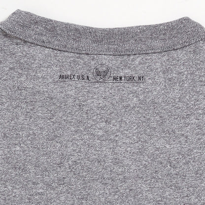 AVIREX アビレックス Tシャツ 半袖 スラブ ARMYプリント (783-3134098) 半袖Tシャツ メンズ カジュアル アメカジ ミリタリー ブランド アヴィレックス