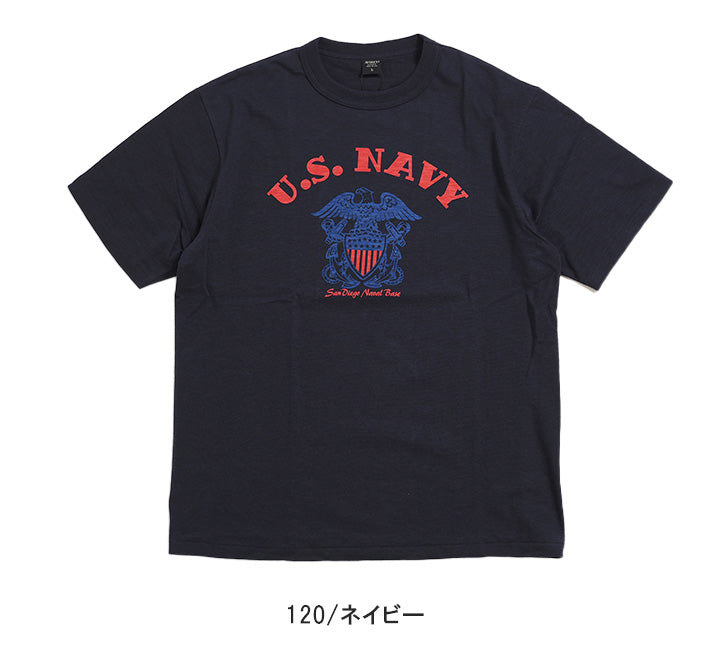 AVIREX アビレックス Tシャツ 半袖 スラブ アーチ U.S.NAVY (783-3134099) 半袖Tシャツ メンズ カジュアル アメカジ ミリタリー ブランド アヴィレックス