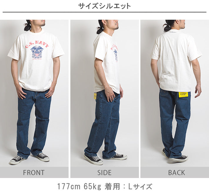 AVIREX アビレックス Tシャツ 半袖 スラブ アーチ U.S.NAVY (783-3134099) 半袖Tシャツ メンズ カジュアル アメカジ ミリタリー ブランド アヴィレックス
