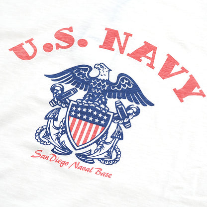 AVIREX アビレックス Tシャツ 半袖 スラブ アーチ U.S.NAVY (783-3134099) 半袖Tシャツ メンズ カジュアル アメカジ ミリタリー ブランド アヴィレックス