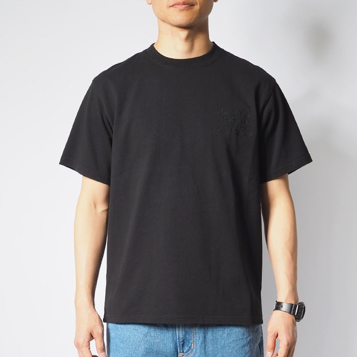 AVIREX アビレックス 50周年記念 Tシャツ 半袖 レザー アップリケ 本革 (783-5134013)