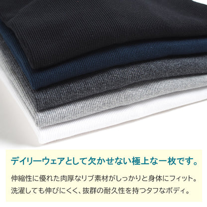 AVIREX アビレックス デイリー ロンT 長袖 Vネック リブ 無地 (783-5930005/783-4930003/6153480)
