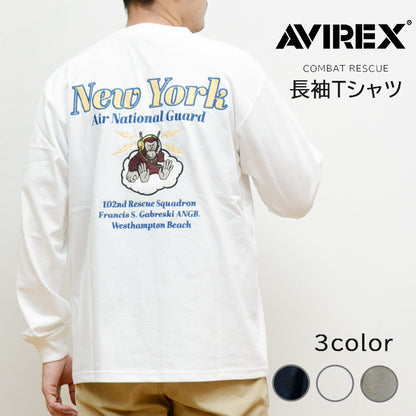 AVIREX アビレックス ロンT バックプリント NewYork モンキー s(783-3230067)