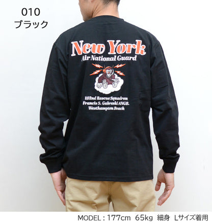 AVIREX アビレックス ロンT バックプリント NewYork モンキー s(783-3230067)