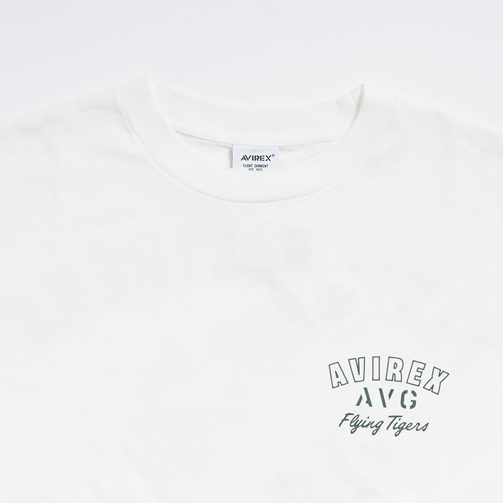 AVIREX アビレックス ロンT 長袖 バックピンナップ FLYING TIGERS (783-4230011)
