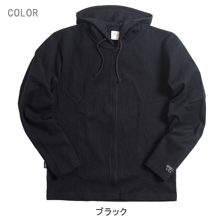 AVIREX アビレックス デイリー ジップパーカー リブ 無地 (783-5230008/783-4930006/6153641) メンズファッション ブランド